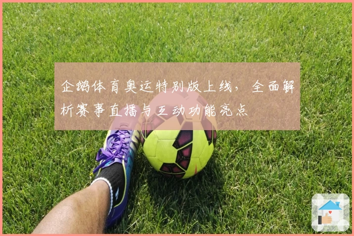 企鹅体育奥运特别版上线，全面解析赛事直播与互动功能亮点